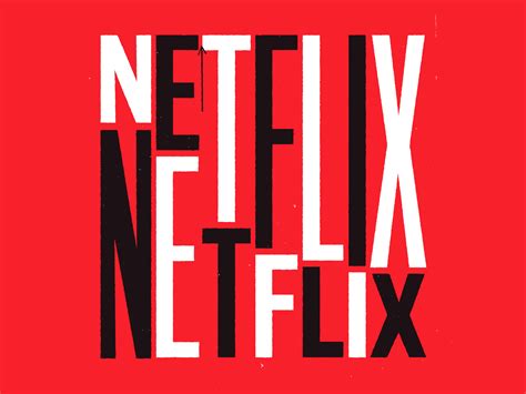 NETFLIX by Mat Voyce on Dribbble Animation Types, Text Animation, Typography Poster Design ...