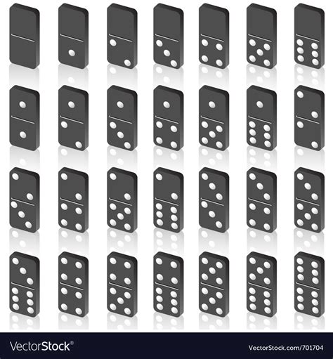 Game dominoes Royalty Free Vector Image - VectorStock