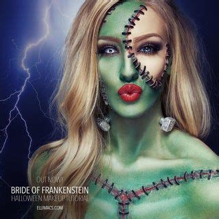 Bride of Frankenstein - SFX Makeup Tutorial | Halloween costumes makeup ...