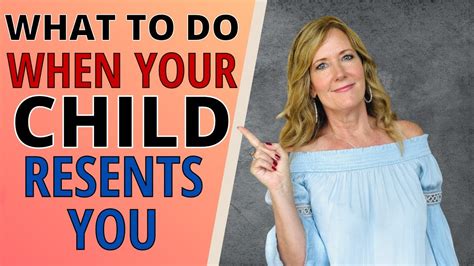 What to do when your child resents you - YouTube