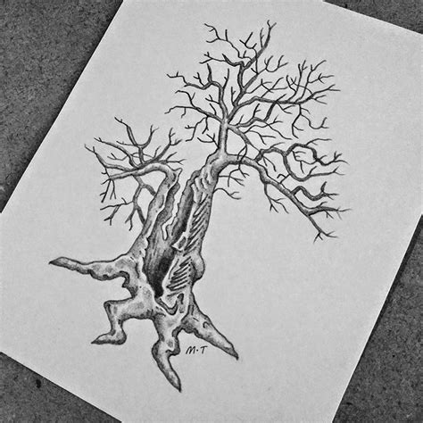 Lightning Struck Tree tattoo design : r/electricbrainstem