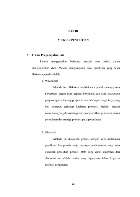 Teknik Pengumpulan Data Observasi