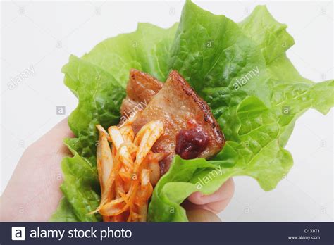 Cooking samgyeopsal High Resolution Stock Photography and Images - Alamy