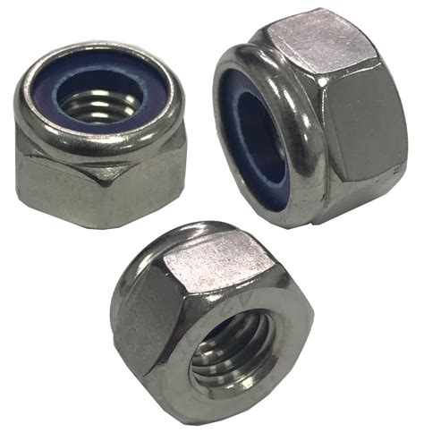 Nyloc Nut Steel A2 Stainless Steel T Type Metric Coarse Hex Muttern €2.16