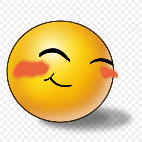 Blushing Emoticon Smiley Emoji Clip Art, PNG, 1000x1000px, Blushing ...