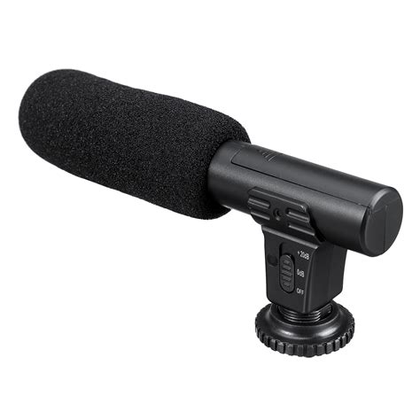 3.5mm External Stereo Microphone MIC for Canon DSLR Camera DV Camcorder ...