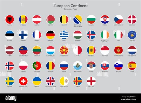 Europe Flags Countries