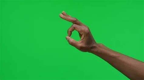 Female Hand Ok Gesture on Green Screen B... | Stock Video | Pond5 | Greenscreen, Stock video ...