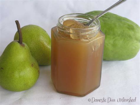 Pear & Choko Jam — Domestic Diva Unleashed