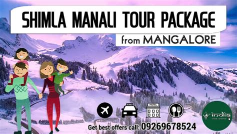 Shimla Manali tour package from Mangalore @ ₹ 5,990 for in 2024