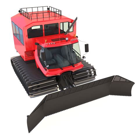 3d snowcat pistenbully 600 passengers model