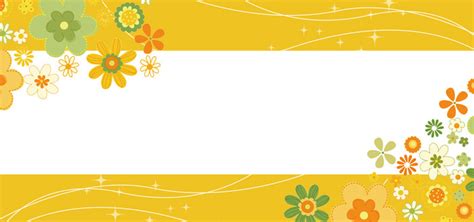 Flowers yellow banner background | PSD Backgrounds Free Download - Pikbest