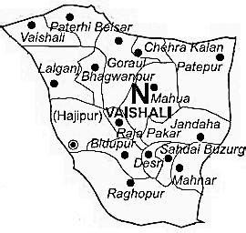 Vaishali District | Vaishali District Map