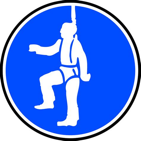 Free vector graphic: Sign, Wear Safety Harness - Free Image on Pixabay - 24082