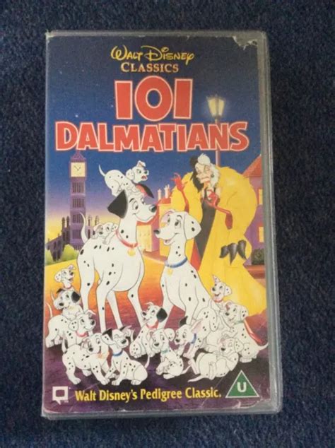 WALT DISNEY’S 101 Dalmatians [UK, VHS] - Animated “Pedigree Classic ...