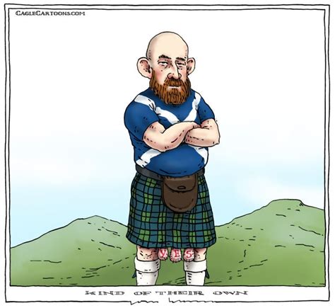 Men in kilts are funny! 12 political cartoons about Scottish ...