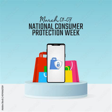 vector graphic of national consumer protection week good for national ...