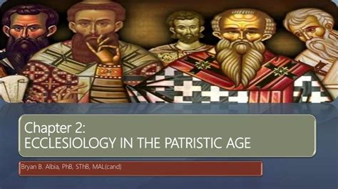 Ecclesiology in the Patristic Era