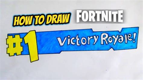 Fortnite Drawings Easy Logo - canvas-titmouse