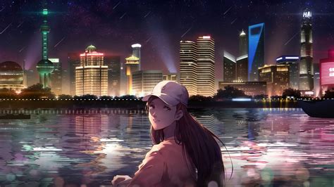 Anime Girl City Wallpapers - Wallpaper Cave