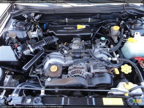 2.5 Liter DOHC 16-Valve 4 Cylinder 1998 Subaru Forester Engine ...