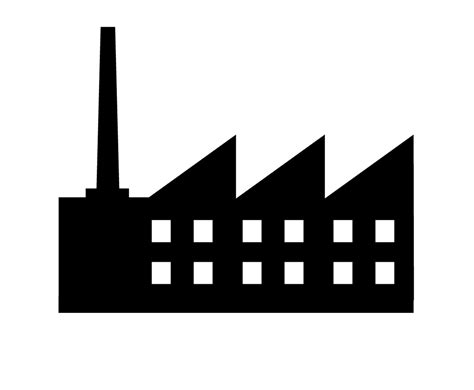 Manufacturing Plant Clipart With Part