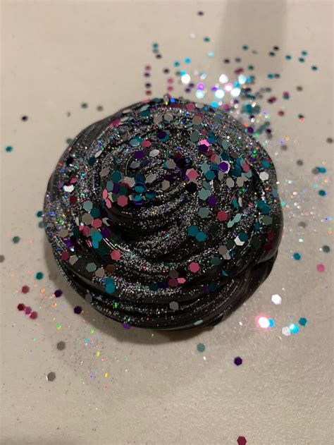 Black Butter Galaxy Slime - Etsy