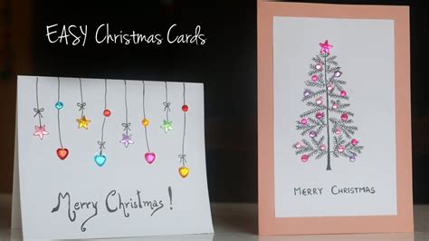 Easy Christmas Card Ideas | Handmade Greetings Card | Christmas DIY Crafts - YouTube