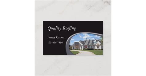 Roofing Business Card | Zazzle