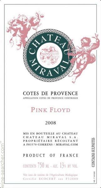 Price History: Chateau Miraval Cotes de Provence Pink Floyd Rose ...