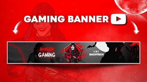 How to Make Banner For Youtube Channel | Gaming Channel Banner | How to ...