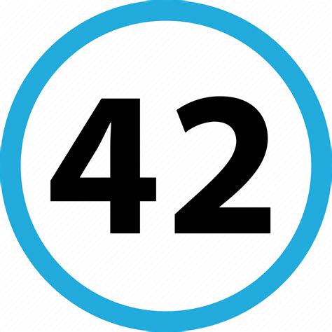 42, number, numbers icon - Download on Iconfinder