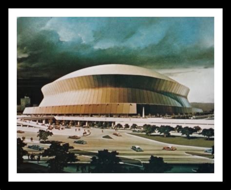 New Orleans LA Superdome Illustration. New Orleans Saints. - Etsy