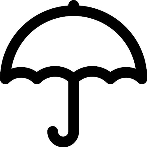 Umbrella outline icon svg png free download