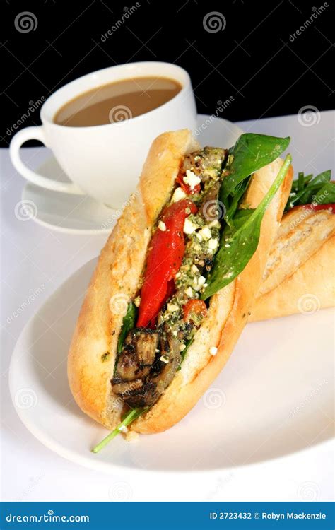 Sandwich And Coffee Stock Photography - Image: 2723432