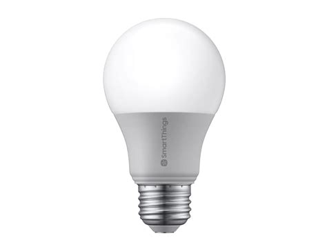 The Samsung SmartThings smart bulb turns on with voice control