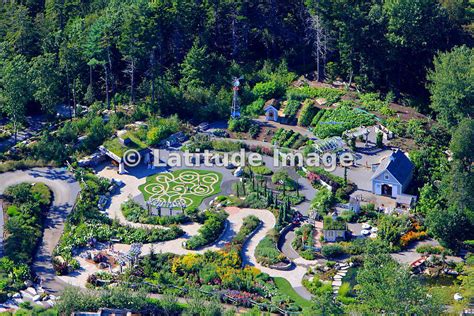 Latitude Image | Boothbay Coastal Botanical Gardens, Boothbay Harbor aerial photo