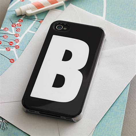 initial case for iphone by alphabet bags | notonthehighstreet.com