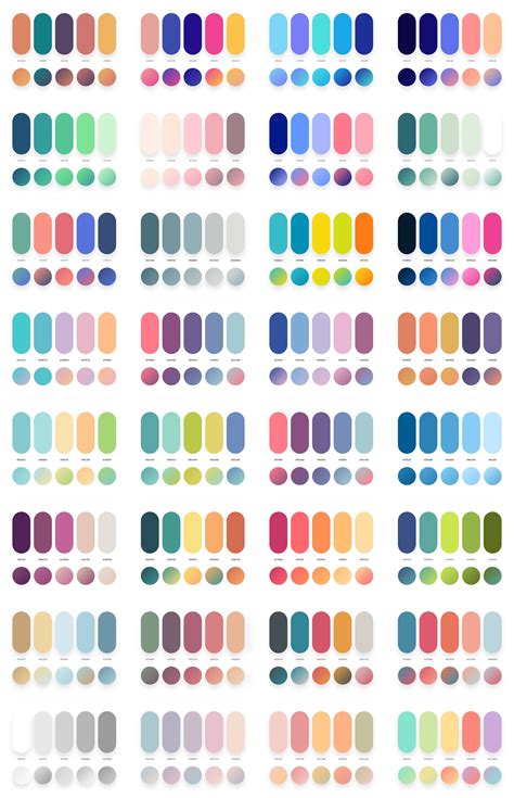 84 beautiful color palettes for your design project