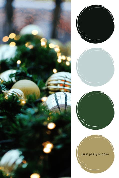 25 Unique Christmas Color Palettes (2023) - Just Jes Lyn