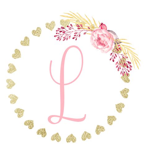 Letter L Monogram | Customize Online | Instant Download