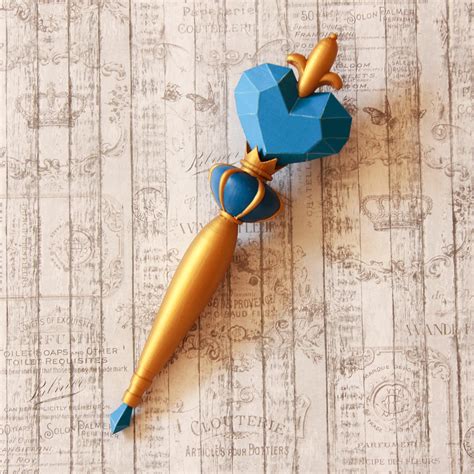 STL file Queen Moon Butterfly Wand Cosplay Prop・3D print design to ...