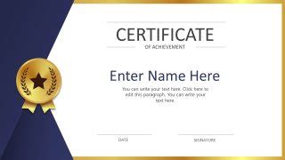 Free Certificate Template for PowerPoint & Google Slides