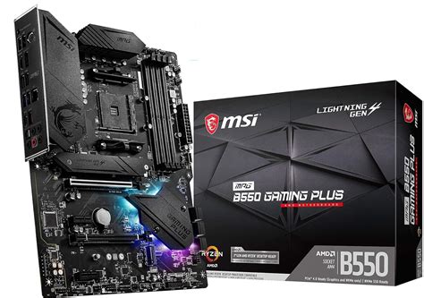 Amazon.in: Buy MSI MPG B550 Gaming Plus AMD AM4 DDR4 m.2 USB 3.2 Gen 2 ...