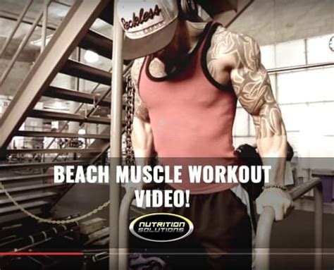 Beach Muscle Workout Video! - Nutrition Solutions