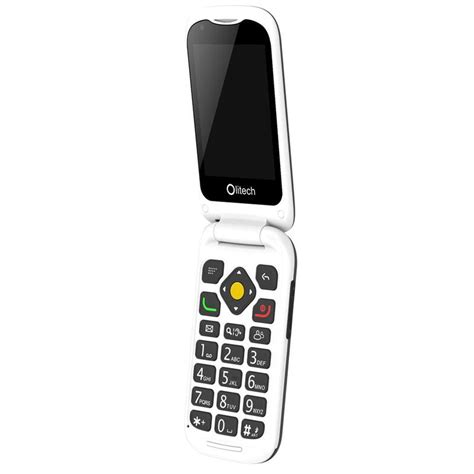 Olitech Easy Flip 4G Seniors Phone Big Buttons GPS Location - Black ...