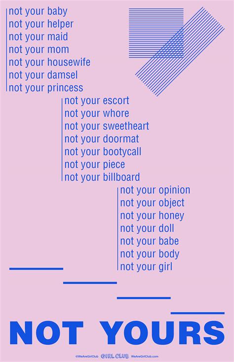 Not Yours Poster on Behance