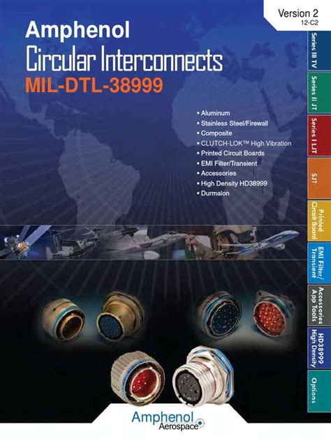 38999 Series Circular Amphenol | Electrical Connector | Manufactured Goods