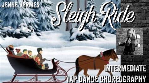 a horse drawn sleigh with people in it and the words sleigh ride