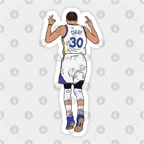 Steph Curry 3 Point Celebration - Steph Curry - Sticker | TeePublic